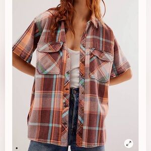 We The Free Vintage Crush Plaid Shirt